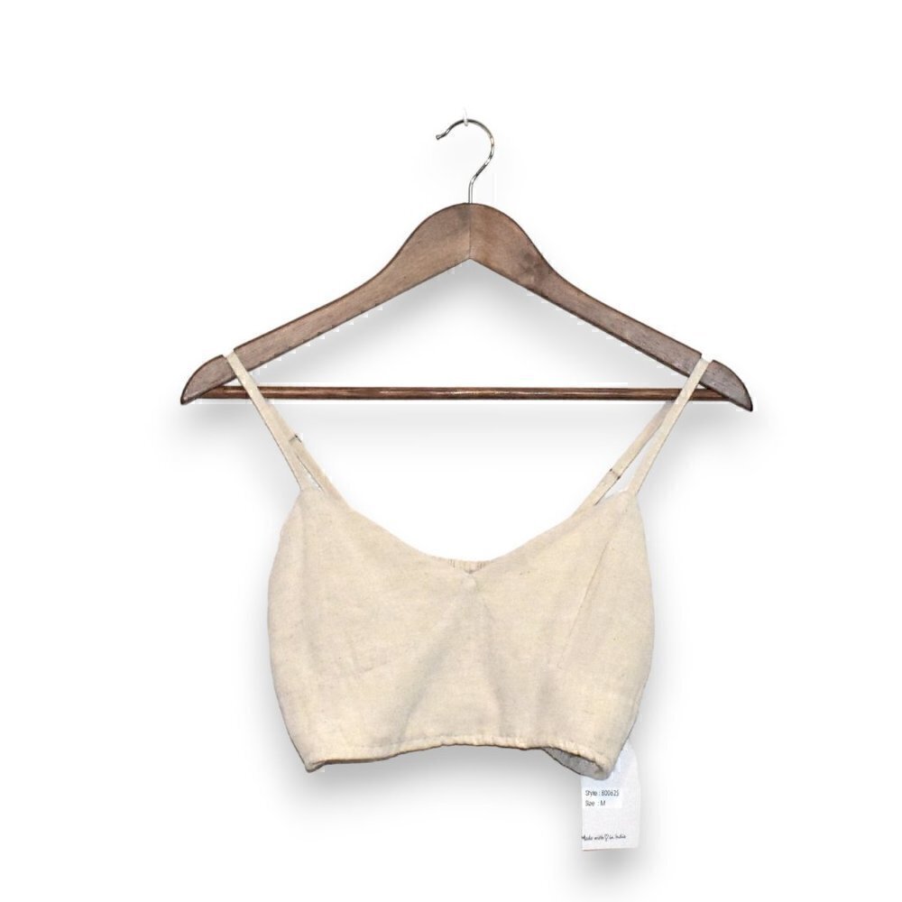 Japna Strappy Cropped Cami Tank Top Size M